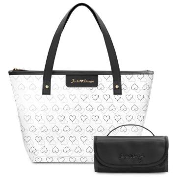 Imagem de Kit Bolsa Transparente + Necessaire Rocambole Preto