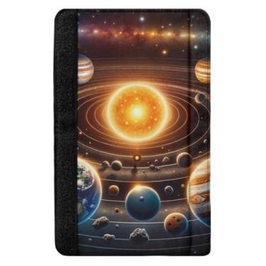 Imagem de TSENQUE Capa de cinto de segurança Space Solar System Protetor de cinto de segurança para automóvel