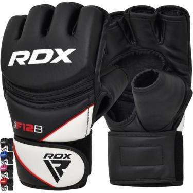 Imagem de Luvas de MMA RDX Maya Hide Leather Grappling para treinamento de UFC