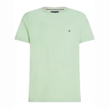 Imagem de Camiseta Tommy Hilfiger Stretch Slim Fit Tee Amarela-Masculino