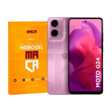 Imagem de Película de Hidrogel Moto G24 Frente e Verso Hd/fosca
