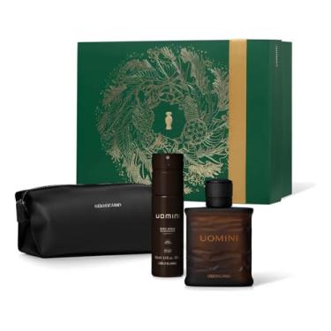 Imagem de Kit Presente Natal Uomini 3 Itens (Colonia 100ML, Body splash desodorante 100ML, Nescessaire Premium