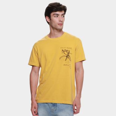 Imagem de Camiseta Osklen Stone Cycling Drawing Masculina-Masculino