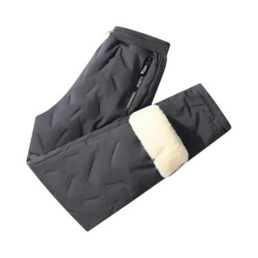 Imagem de Calças De Moletom Masculinas Largas Com Cintura Elástica E Cordão, Que