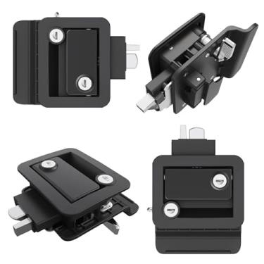 Imagem de Fechadura de porta de entrada RV com fechadura de remo 4 chaves maçaneta de porta de trailer trava de porta de trailer 1 peça