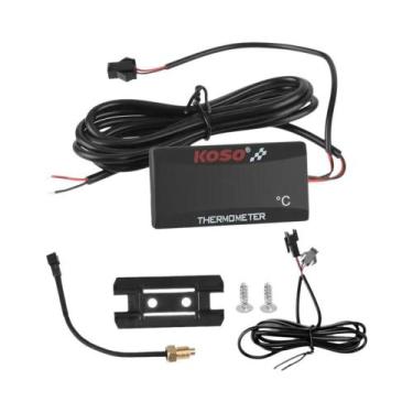 Imagem de Monitor De Temperatura Do Tanque De Água De Motocicleta 12V 0-120 grau