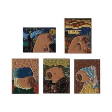 Imagem de Broche Retro Em Forma De Foice E Martelo Vermelho, Símbolo Da URSS, Co