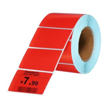 Imagem de PATIKIL 800 etiquetas térmicas, etiquetas de impressora térmica de 3 x 5 cm, etiquetas autoadesivas, rolo de papel retangular, pequeno para impressora, etiqueta de envio, endereço de código de barras