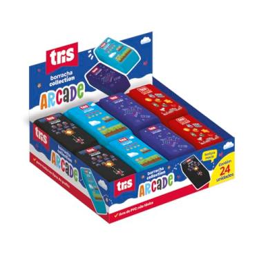 Imagem de Borracha Tris Collect Arcade Display 24 Unidades