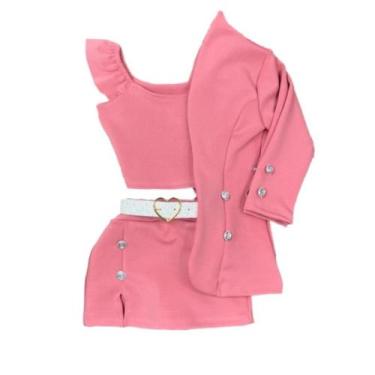 Imagem de Conjunto Feminino Infantil Inverno Blogueirinha Look Inverno - AK FASH