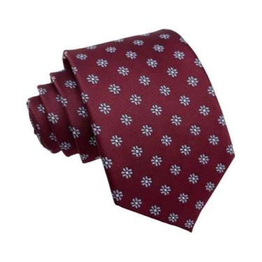 Imagem de Gravata Masculina De Luxo 8CM Com Estampa De Poá E Xadrez Jacquard Par