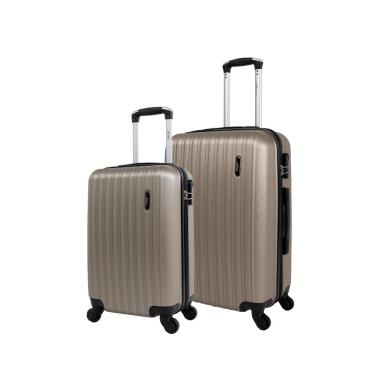 Imagem de Kit de malas de Viagem P e M Londres  Swiss Move Champagne