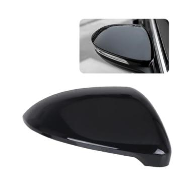Imagem de Tampa lateral do espelho retrovisor compatível com vw golf 7 mk7. 5 gti para touran 2014-2019 caixa preta brilhante 5g0857537 5g0857538(1pc Right)