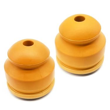 Imagem de Para-choques traseiros adequados para Chevy Silverado 2500/3500 HD Sierra 2500/3500 HD 2011-2024, amortecedores de mola de folha traseira, pacote com 2