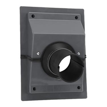 Imagem de Aramox Kit de Cobertura de Conjunto de Linha de Penetração de Parede HVAC, Tampa AC Dividida de Plástico Com Junta Macia para Sistemas de Ar Condicionado Interno e Externo (Cinza)