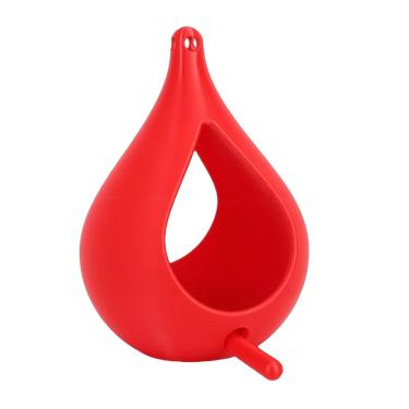 Imagem de GLOGLOW Alimentador de Pássaros para Varanda para Quintal Jardim Observação de Pássaros Atrai Vida Selvagem (Vermelho)