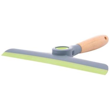 Imagem de Rodo Dobrável Lyor com Cabo de Bambu 19x24cm Natural