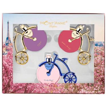 Imagem de Perfume Mont'Anne - Bicicletinha 25ml Deserve Glamour | Pulcher Femme | Lovely Heart-Feminino