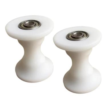 Imagem de Colaxi 2 polias com ranhura em U para máquina de remo, roletes estáveis ​​e selados, peças para equipamentos de ginástica, polia para máquina abdominal.