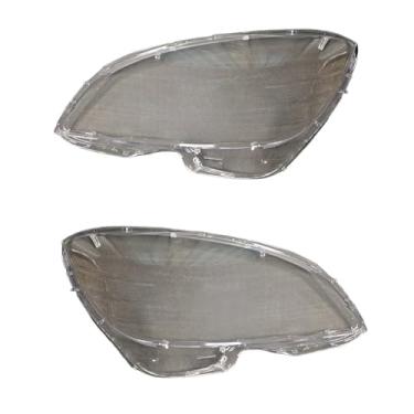 Imagem de Lente Do Farol Carro Capa Escudo Abajur Durável Sombra Compatível Com Benz Classe C W204 C180 C200 C220 C250 C280 C300 2007-2010(2PCS left and right)