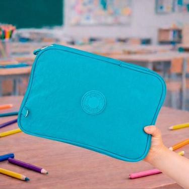 Imagem de Estojo Escolar Grande Jumbo Com Divisória Organizador Elastico Para Ca