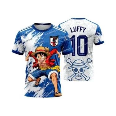 Imagem de Camiseta De Futebol One Piece Luffy Para Crianças E Adultos, Camiseta 