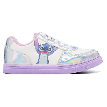 Imagem de Tenis disney stitch ref dst05dy menina, 29, Branco, Lilás