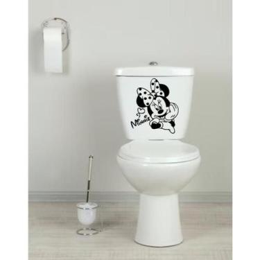 Imagem de Adesivo Para Vaso Sanitário Minnie Mod25 - Lojinha Da Luc Adesivos