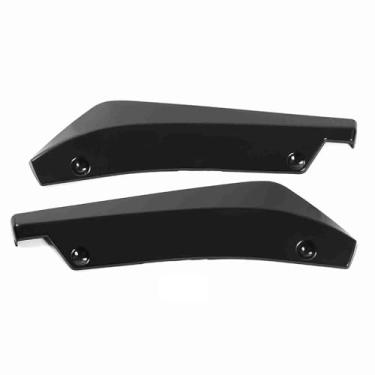 Imagem de Estink Divisor de Saia do Para-choques Traseiro, 2Pcs Difusor Canard Aerofólio Universal para Carro Em ABS Plástico Com Fita Adesiva Dupla Face, para a Maioria Dos Modelos de (BLACK)