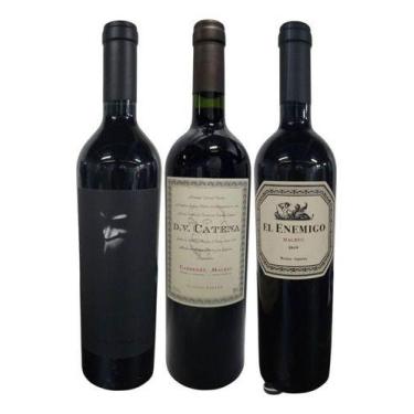 Imagem de Kit Vinho Alma Negra DV Cabernet Malbec e El Enemigo