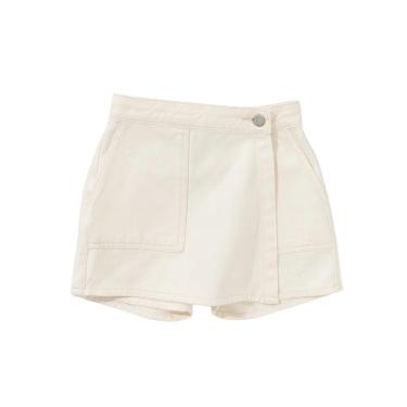 Imagem de Short Saia Infantil Hering Sarja Branco-Feminino