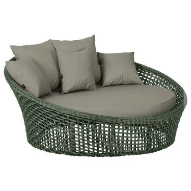 Imagem de Chaise Hungria Pintura Fendi Corda Náutica E8 Trama Original Verde