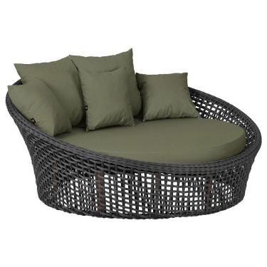 Imagem de Chaise Hungria Pintura Marrom Corda Náutica E13 Trama Preto