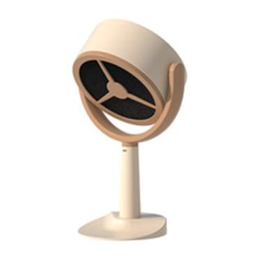 Imagem de Ventilador purificador de ar portátil com 12 elementos de filtro, ventilador de mesa de redução de fumaça e odor para uso interno (recarregável)