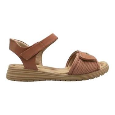 Imagem de Sandália Comfortflex Papete Nude Ortopédica Anatômica Joanetes Calos 51403-Feminino