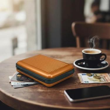 Imagem de Carteira Para Cartões De Alumínio - Sami, Laranja