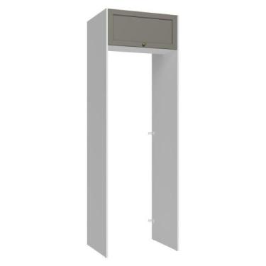 Imagem de Porta-geladeira 73 Cm 1 Porta Basculante Branco/cinza Vik Madesa Branc