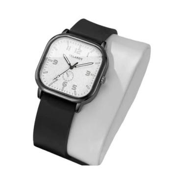 Imagem de Relógio Casual Feminino De Quartzo Com Pulseira De Silicone, Relógio E