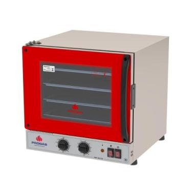 Imagem de Forno Turbo Industrial Fast Oven PRP-004 G2 Progás Vermelho, 220V