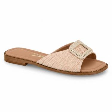 Imagem de Sandália Vizzano Rasteira Flat Confortável Original -, Natural, 37
