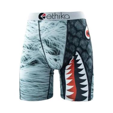Imagem de Cuecas Boxer Masculinas plus Size Em Malha Respirável ETHIKA, Roupa De