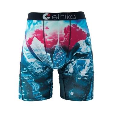 Imagem de Cuecas Boxer Masculinas plus Size Em Malha Respirável ETHIKA, Roupa De