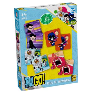 Imagem de Jogo Da Memória Infantil Teen Titans GO! Grow