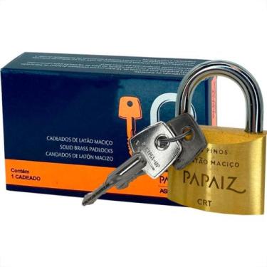 Imagem de Cadeado Papaiz Tetra Chave 50Mm