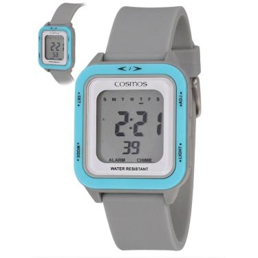 Imagem de Relógio Cosmos Feminino Ref: Os41593w Digital Retangular