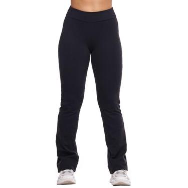 Imagem de Calça Bailarina Feminina Fitness Confort Preto - Anistia Modas, GG