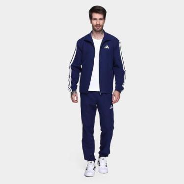 Imagem de Conjunto Adidas Masculino, Azul, G
