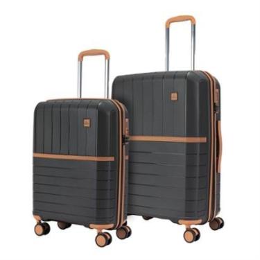 Imagem de Kit 2 Malas De Viagem ABS Rígido Primicia Rodinhas 360 Grande Reforçada com Cadeado TSA...