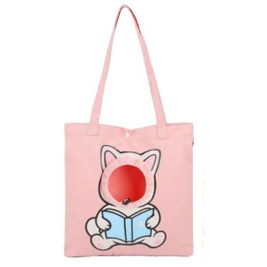Imagem de Bolsa pet transporte gato/cachorro color grande rosa - tem de tudo