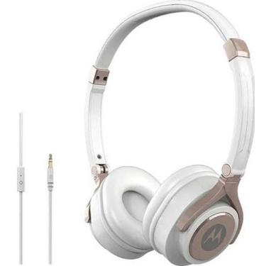 Imagem de Fone de Ouvido Com Fio Som HD Destacavel Motorola com Microfone White